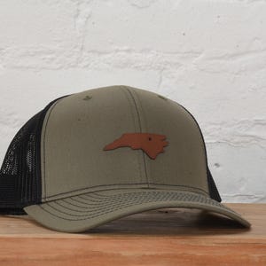 North Carolina bonfire snapback hat Loden/Black- Richardson 112