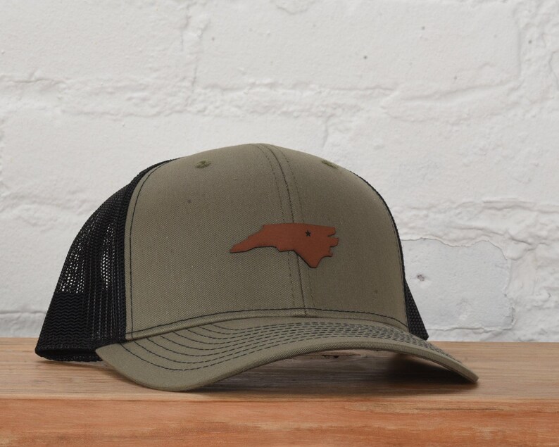 North Carolina bonfire snapback hat Loden/Black- Richardson 112