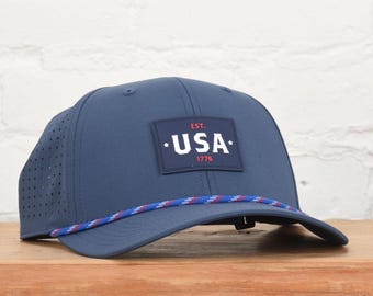 USA Stars Dri-Fit Rope Detail Hat