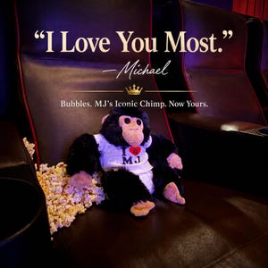 MJ Bubbles Plush & King of Pop Charm Bracelet Set – Music Memorabilia Tribute