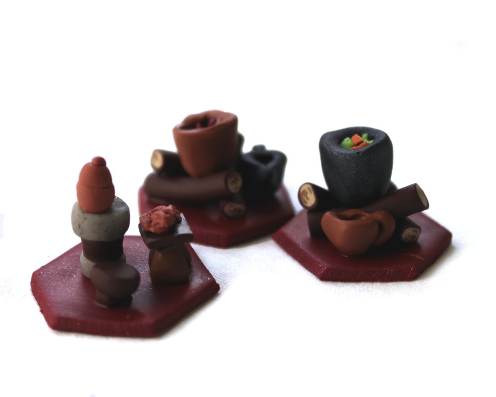 Agricola Clay Major Improvement tokens board game pieces Etsy