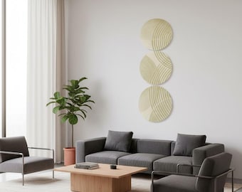 Zeitgenössische Keramik Wand Skulptur Installation, minimalistisches geometrisches Relief, abstrakte Keramik Kunstwerk
