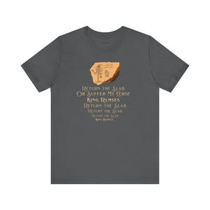 Return the slab king ramses courage the cowardly dog gen x millenial gift shirt Unisex Jersey Short Sleeve Tee