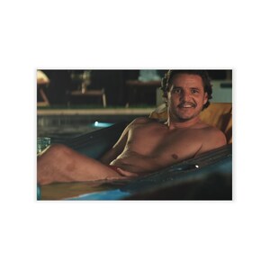 Pedro Pascal Shirtless in a Pool During the Unbearable Weight of