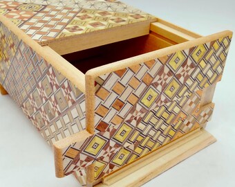 27 Steps Traditional Yosegi 5 Sun (6inch/150mm) Japanese Puzzle