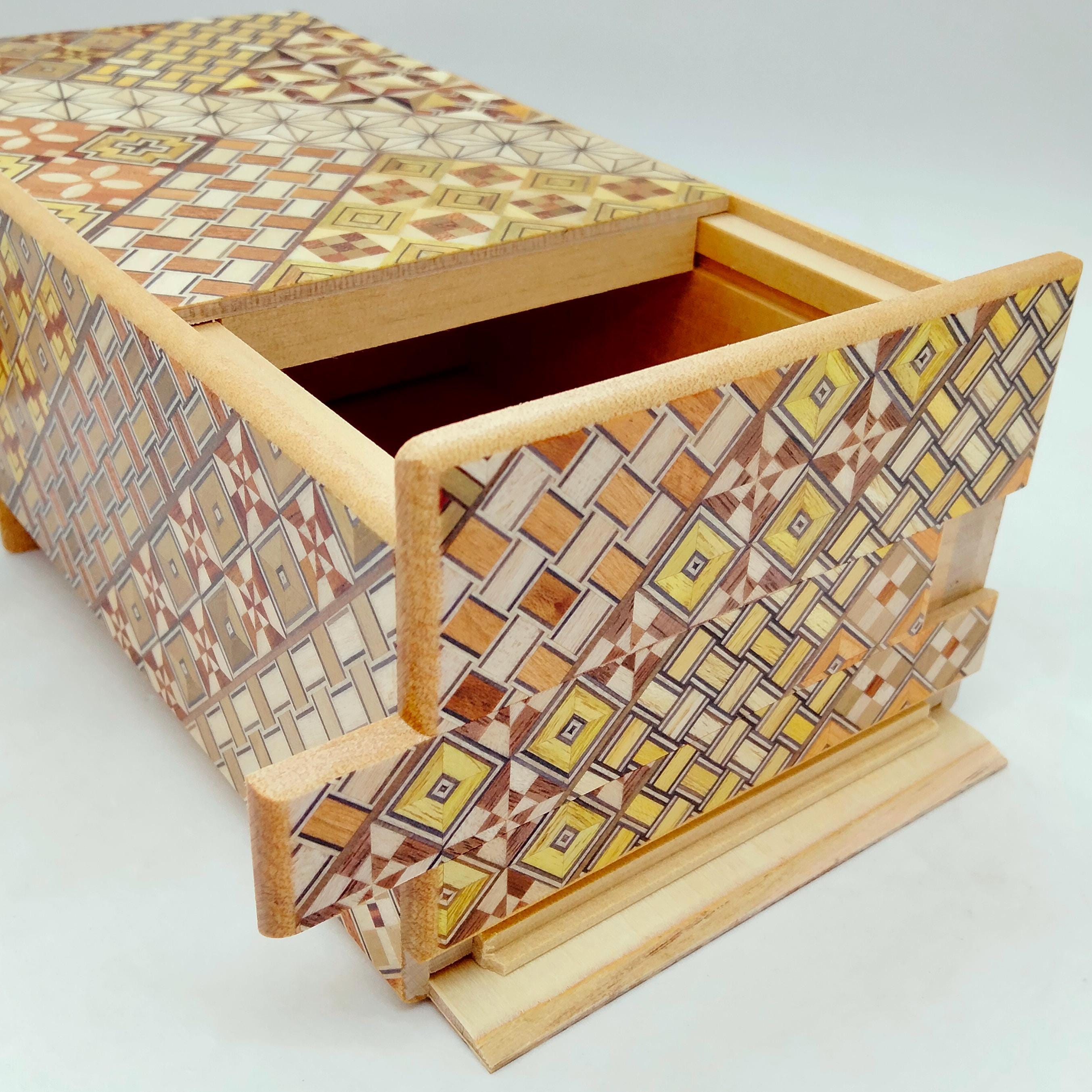 27 Steps Traditional Yosegi 5 Sun (6inch/150mm) Japanese Puzzle