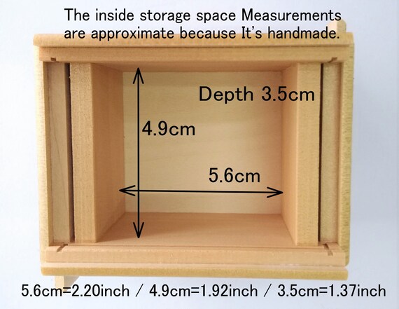 12 steps Walnut wood 3 sun Japanese Puzzle Box Karakuri Himitsu-bako OKA CRAFT