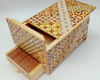Drawer 10 Steps Traditional Yosegi 5 Sun (6inch/150mm) Japanese