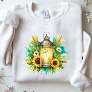Be The Light Matthew 5:14 Sublimation Shirt Design | Instant Download | Religious Faith Christian Design | Inspirational PNG