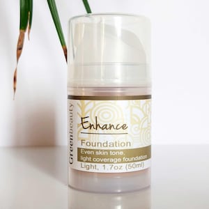 Light Coverage Cream Foundation: Natural Mineral Face Moisturizer (1.7oz)