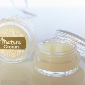 Dry skin salve sample, face balm moisturizer for dry skin, facial balm, mature skin cream, natural face cream, soothing face moisturizer