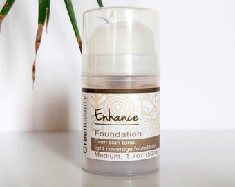 Light Coverage Cream Foundation that Protects your Skin from the Elements. Medium Shade, 1.7oz
