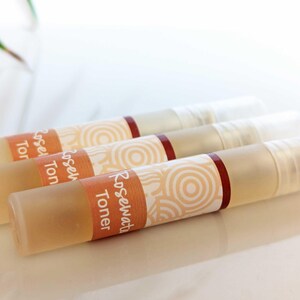 Rosewater Face Toner: Antioxidant Facial Mist, Vegan, Alcohol-Free (Sample)