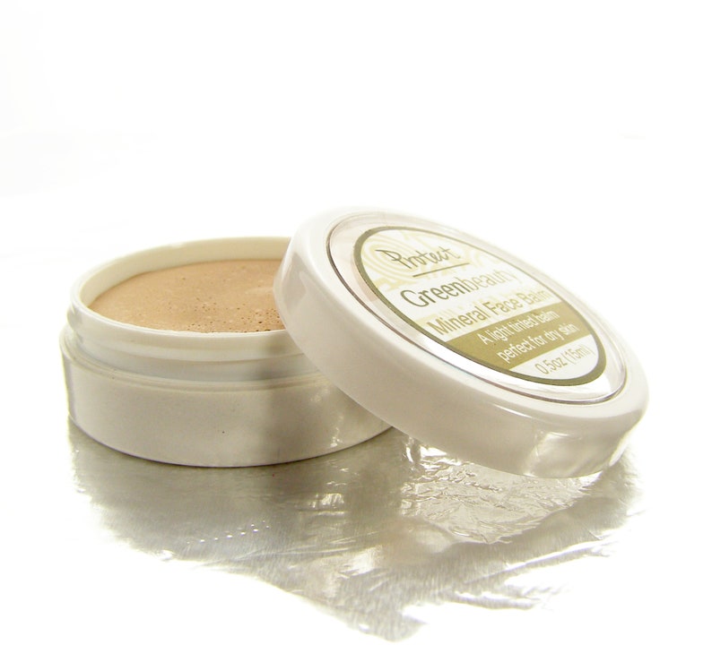 Tinted face cream 1/2oz mineral face balm natural tinted Etsy