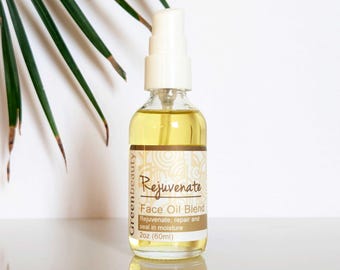 Anti-Aging Face Oil: Non-greasy Botanical Moisturizer for Dry, Mature and Menopausal Skin. (2oz)