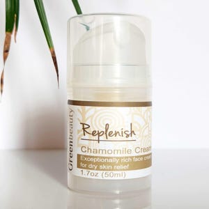 Chamomile Face Cream: Soothing Moisturizer for Dry Skin (1.7oz)