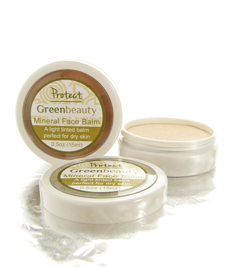 Tinted face cream 1/2oz mineral face balm natural tinted Etsy