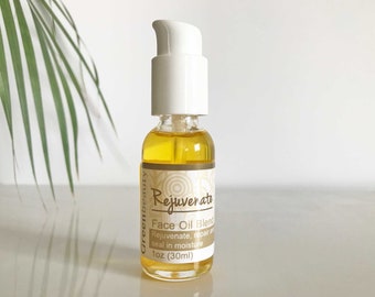 Rejuvenating face oil, 1oz, under eye serum, face oil serum, hydrating serum, face moisturizer for dry skin, antiaging serum, face serum