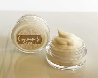 Night Cream Sample with chamomile, natural face cream, chamomile cream, facial cream for mature skin, natural moisturizer, skin moisturizer