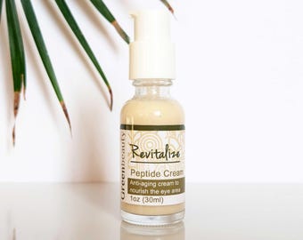 Peptide Anti-Aging Eye Cream: Fine Line Treatment with Bio-fermented Sea Kelp (1oz)