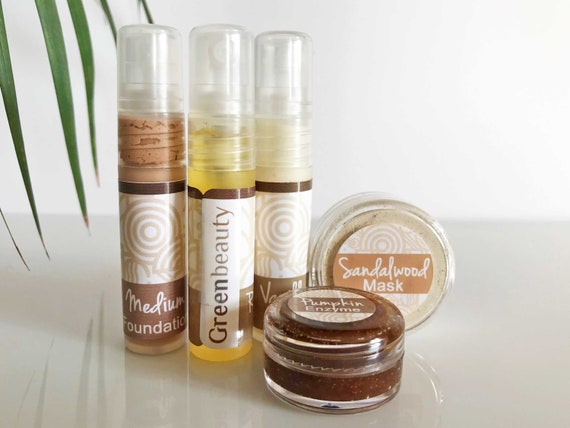 Natural skincare samples