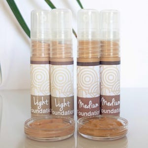 Mineral Cream Foundation Samples: Light & Medium Tint (4.5ml)