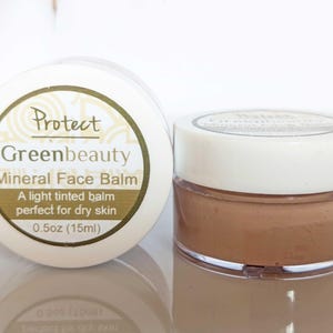 Tinted Mineral Face Balm: Natural Cream Foundation (0.5oz)
