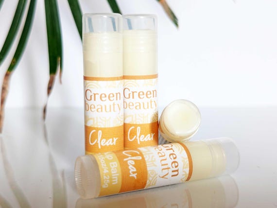 Natural Lip Balm: Organic Coconut Oil, Grapefruit Bergamot Flavor