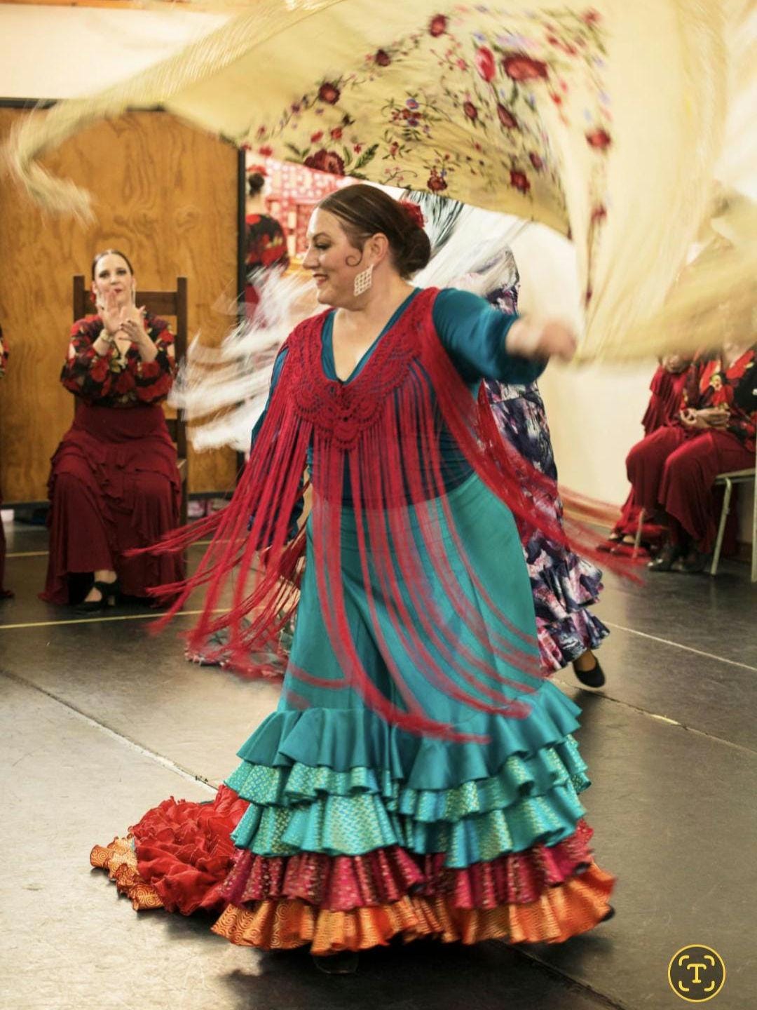 Flamenco green dress España
