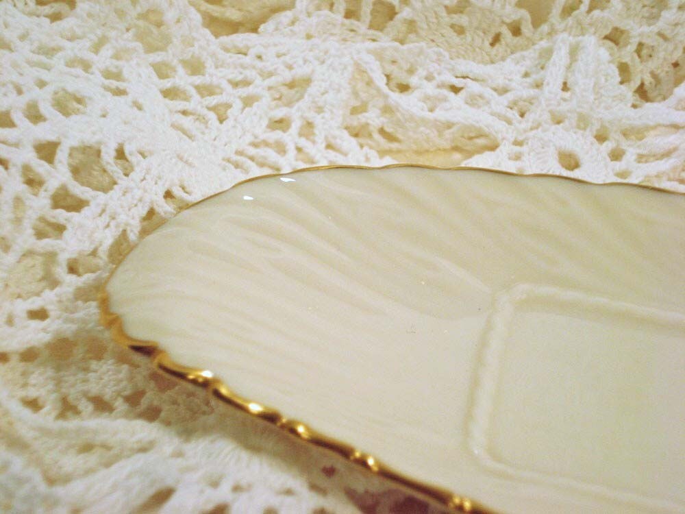 Vintage Lenox Butter Dish by CottonridgeEmporium on etsy Etsy