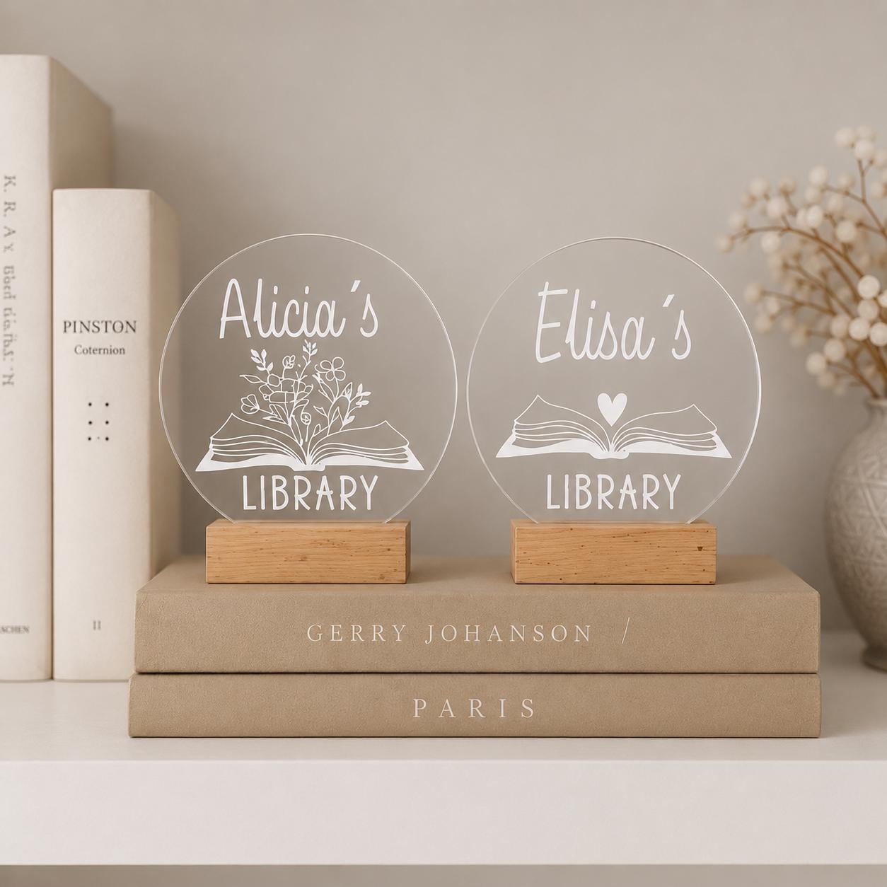 Deko buch beige