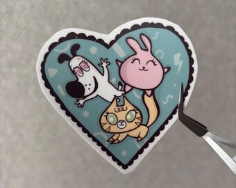 Powerpuff Girls Vinyl Sticker: Waterproof Fluffy Bunch Decal