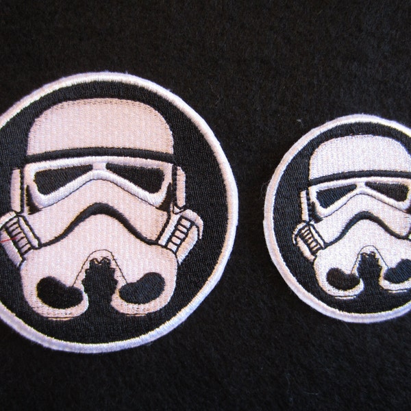 Embroidered Star Wars Trooper Iron On Patch