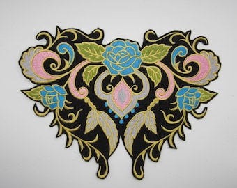 Embroidered Applique Patch, Southwestern Patch, Jacket Patch, Vest Patch, Biker Patch