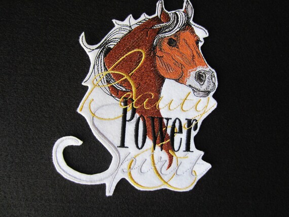 Embroidered Horses Patches Iron On !