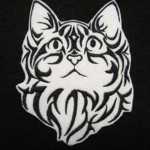Embroidered Cat Iron On Patch, Iron On Cat, Iron On Applique Cat, Cat Patch, Cat Applique, Iron On Cat Patch, Cats
