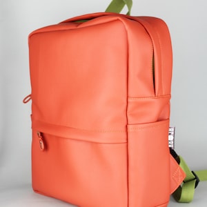 laptop leather backpack, laptop backpack, leather laptop backpack, unique gift, gift for women, brick laptop backpack