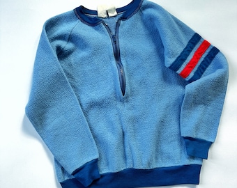 1970’s Small Nubby Knit Raglan Pullover Sweatshirt