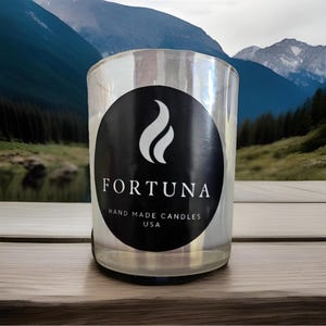 Lemon scented candle