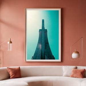 Brutalist Architecture Poster Monument Art Digital Download Concrete Architecture Printable Wall Art Digital Download