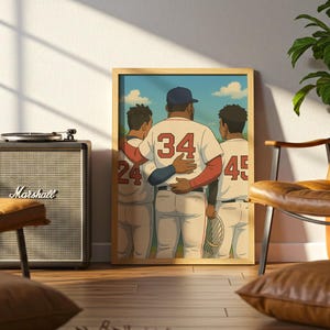 Wydruk Boston Baseball | Plakat Red Sox Card | Plakat sportowy | Sztuka ścienna na korytarz | Wydruk do salonu | Prezent na nowy dom | Papierowa rocznica