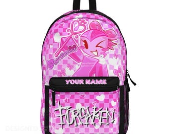 pr3typriincess Rucksack | Magische rosa Geschenk- Personalisierbare, 1.3lbs Schultasche | Roblox, die Verlassenen