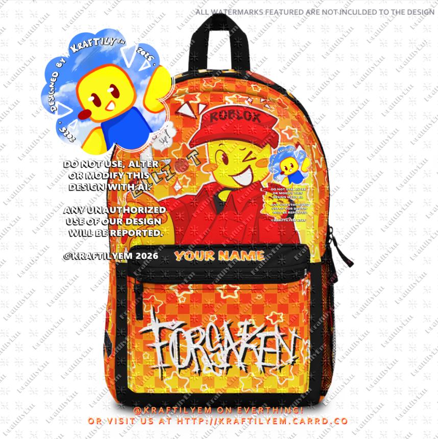 Elliot's Pizza Backpack | Pizza Lover Gift - Customizable, 1.3lbs