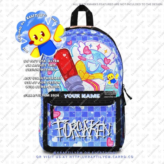 Love Shot Backpack | Cute Gift - Customizable, 1.3lbs School Bag