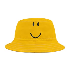 Roblox Noob-buckethoed - gamercadeau, gaminghoed, nieuwigheid hoofddeksels, kinderaccessoire, kostuumzendspoel