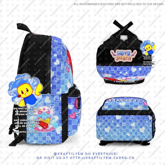 Love Shot Backpack | Cute Gift - Customizable, 1.3lbs School Bag