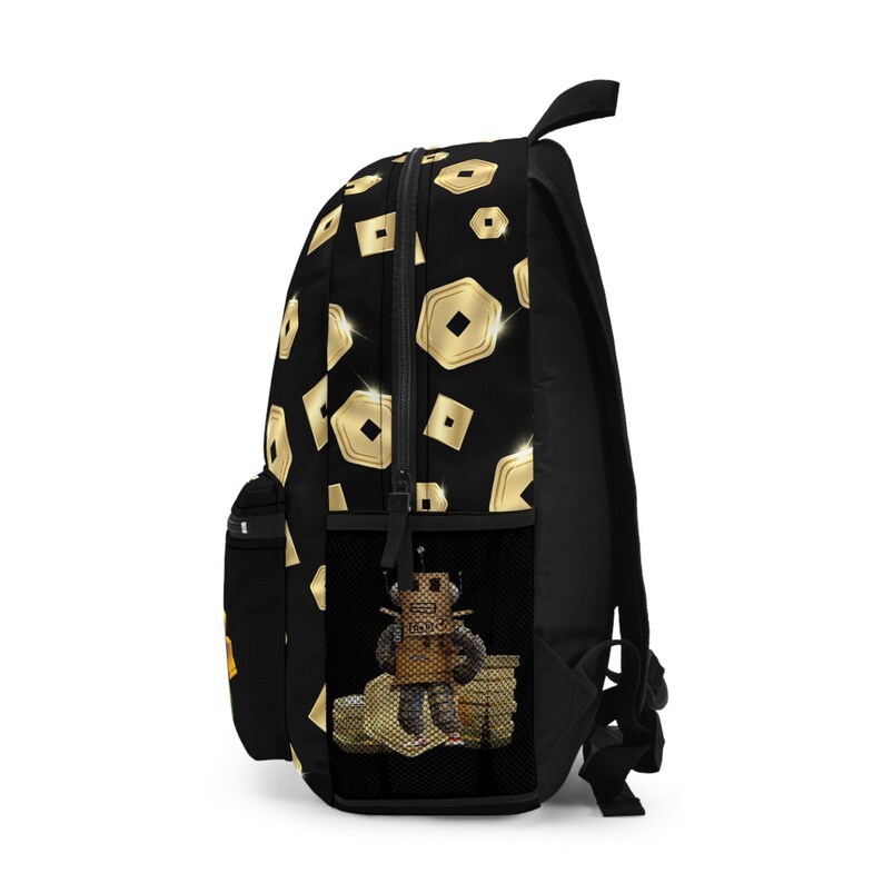 Roblox Roux Back Pack Robux Backpack | Roblox Schoolbag - Customizable, 1.3lbs School Bag ...