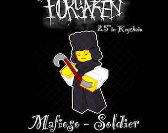 Mafioso’s Henchmen : Soldier Keychain | Pre-Order Only, 2.5”inches | Roblox, Forsaken