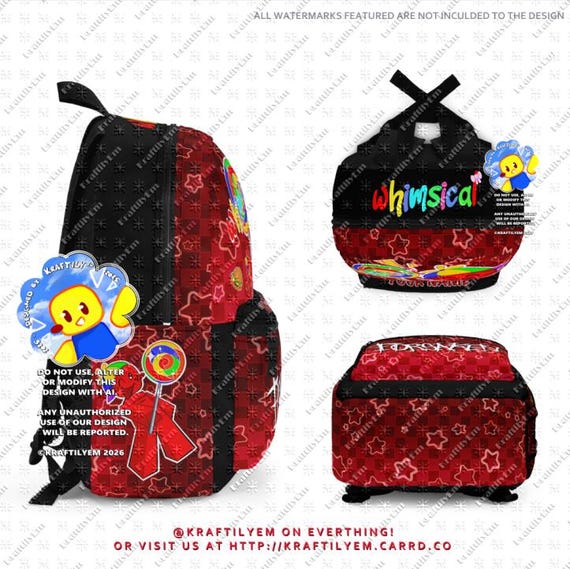 クマコ様リクエスト ハンドメイドリュック C00lkidd's Whimsical Backpack | Candy Lover Gift - Customizable