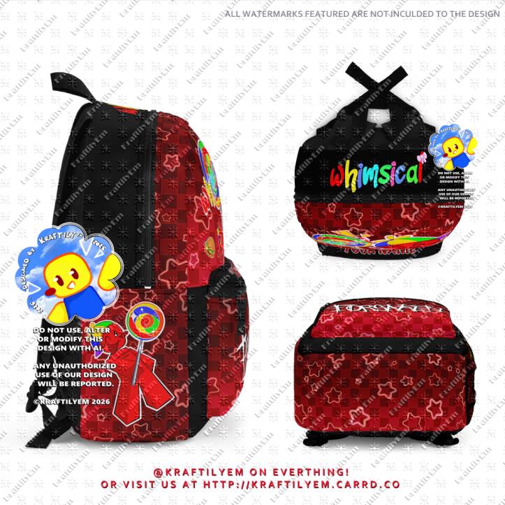 C00lkidd's Whimsical Backpack | Candy Lover Gift - Customizable